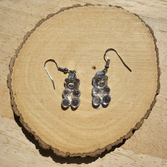 Women's Fashion Jewelry Gummy Bears Dangling 1 Set of Earrings - Picture 5 of 12